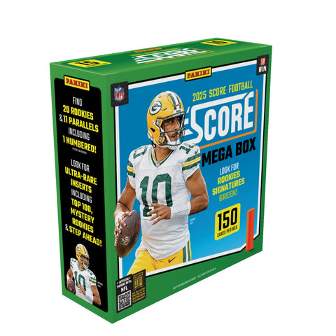 2025 Panini NFL Score Mega Box New Factory Sealed - FREE SHIPPING 2025 Panini NFL Score Mega Box New Factory Sealed - FREE SHIPPING