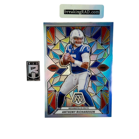 🏈 2024 Panini Mosaic Anthony Richardson Stained Glass SSP #9 – MINT! Colts 🔥