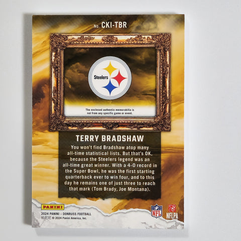 Terry Bradshaw 2024 Panini Donruss Canton Kings #CKI-TBR /425 Patch